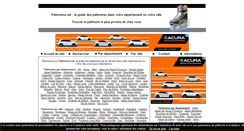 Desktop Screenshot of patinoires.net
